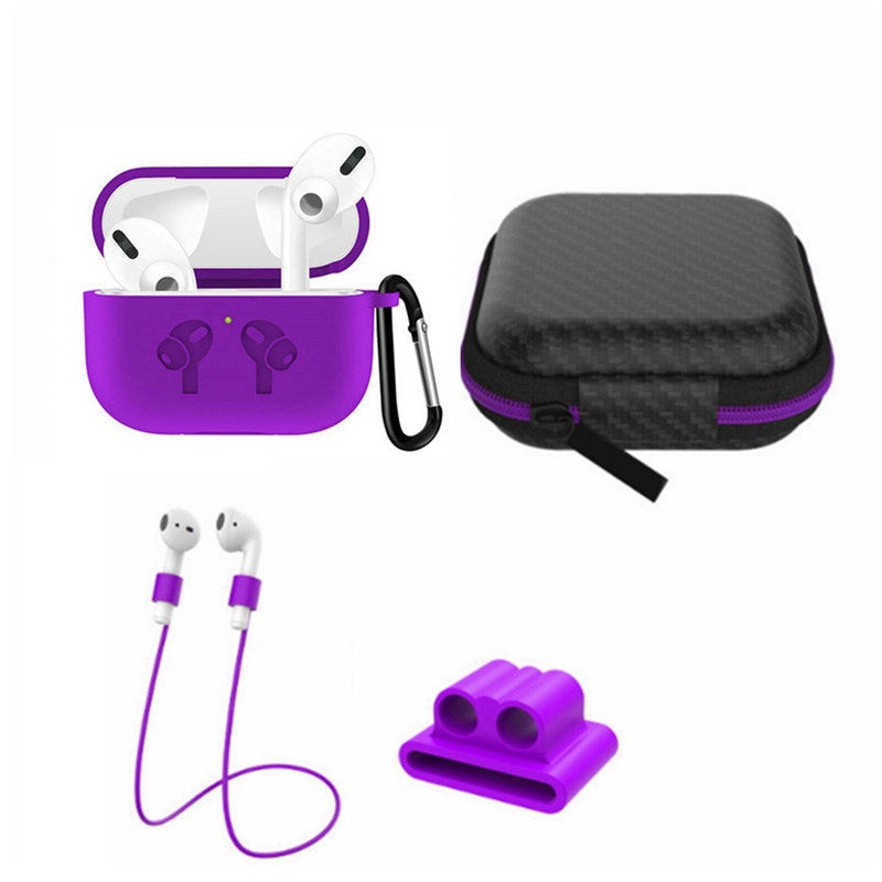 5 in 1 Silicone Case with Ear Hook Grips Straps Clips Tips Grips for AirPods Pro (1st Gen.) 5 in 1 Silicone Case with Ear Hook Grips Straps Clips Tips Grips for AirPods Pro (1st Gen.)